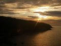 Sunset over Grève de Lecq
