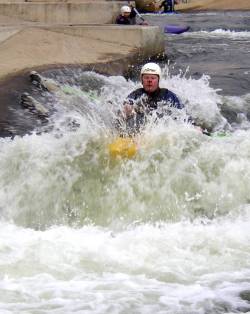 Lee at the main drop