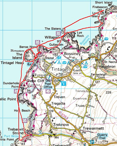 Map 3 - Tintagel